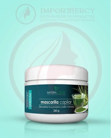 MASCARILLA CAPILAR DE SPIRULINA DE 250G MASCARILLA CAPILAR DE SPIRULINA DE 250G