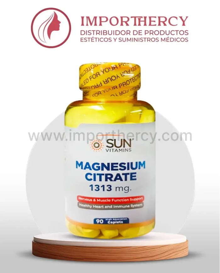 MAGNESIUM CITRATE 1313 MG(MAGNESIUM ELEMENTAL 210MG) FCO X 90 TABLETAS