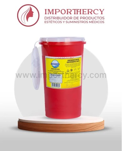 CONTENEDOR DE 2.9 LTS BIOLOGICO CORTAPUNZANTE